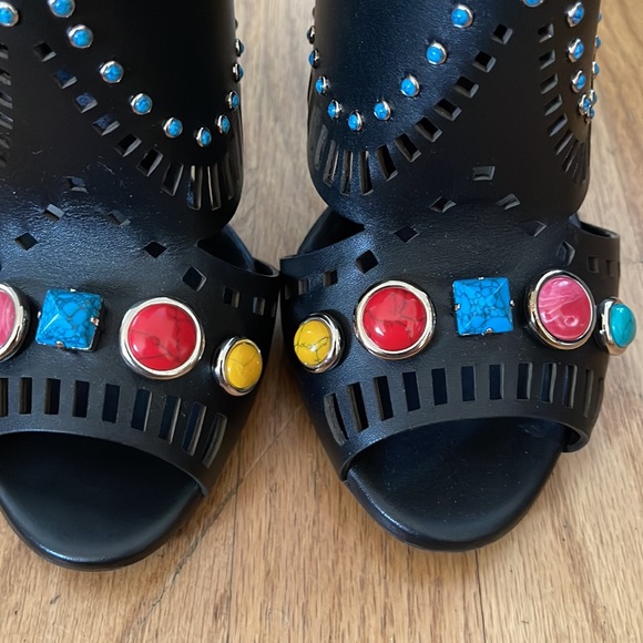 Gucci - Lika Laser Cut Ankle boot black size 40 - Picture 2 of 11